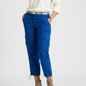 Style & Co. Vibrant Blue Cropped Cargo Pants